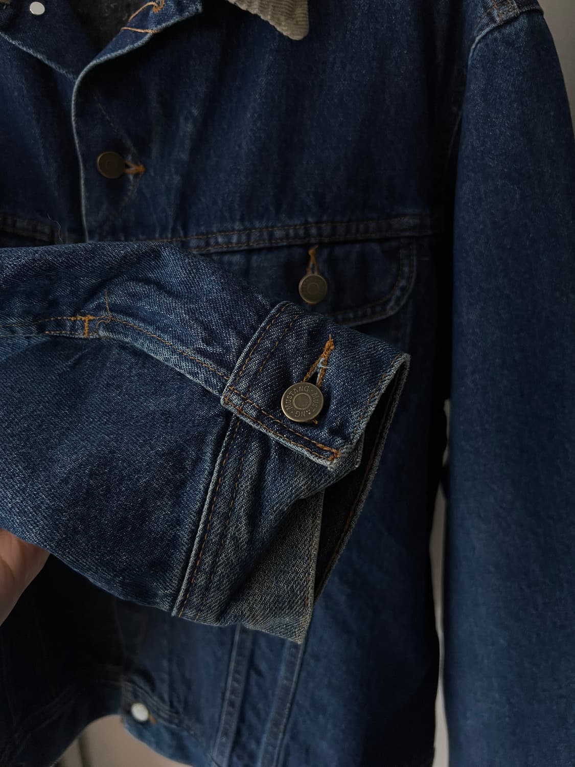 [XL]90's USA 빈티지 스톰라이더 타입 데님 트러커 자켓 상품이미지5