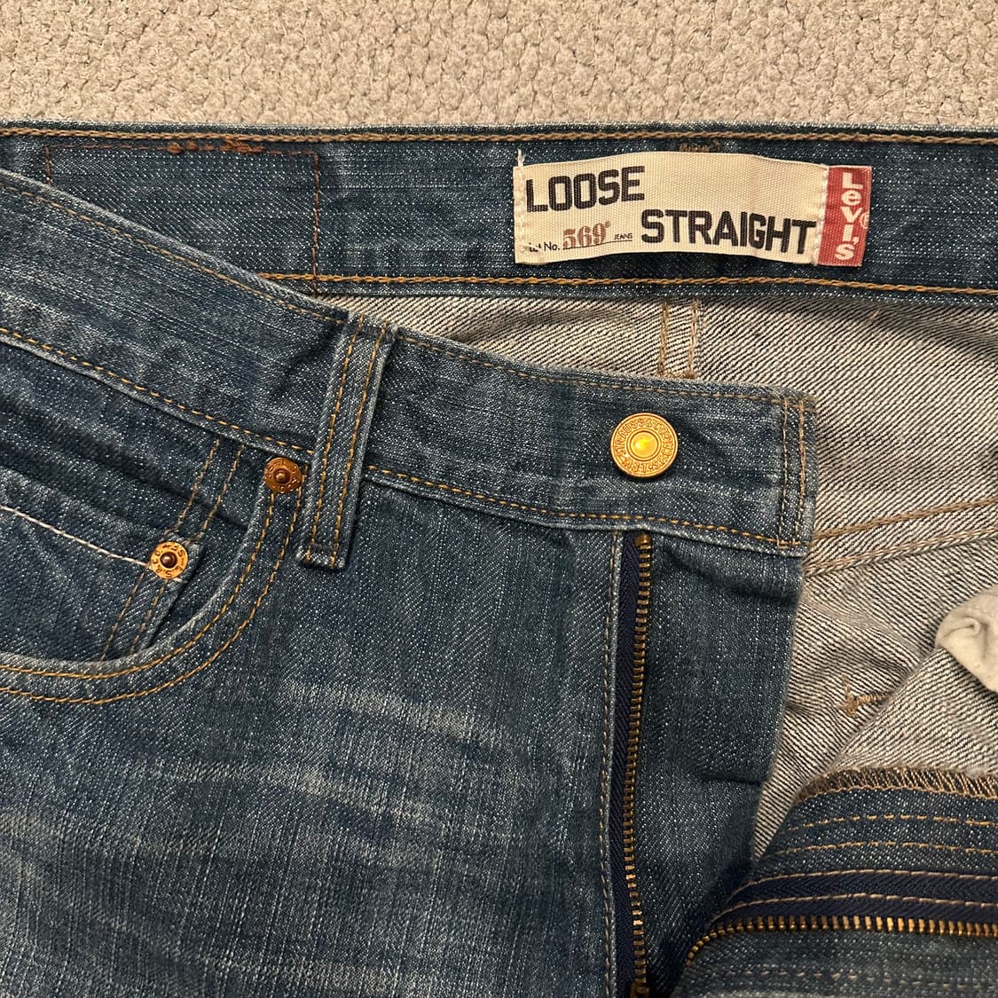 00s 리바이스 569 루즈 스트레이트 데님 상품이미지4