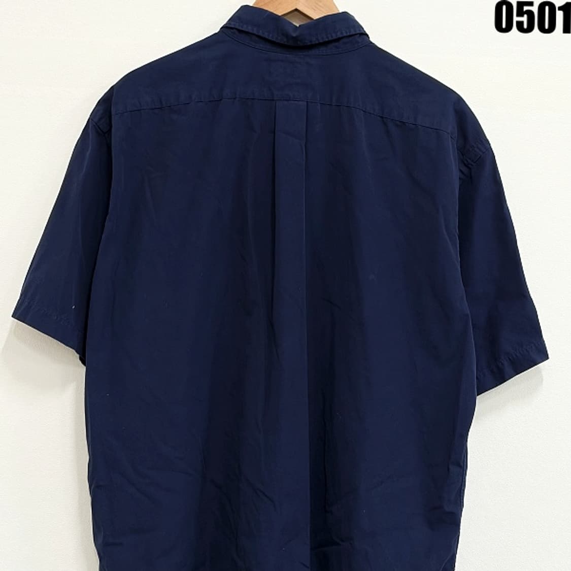 폴로 랄프로렌 BLAKE 네이비 반팔 셔츠 XL 0501 상품이미지9