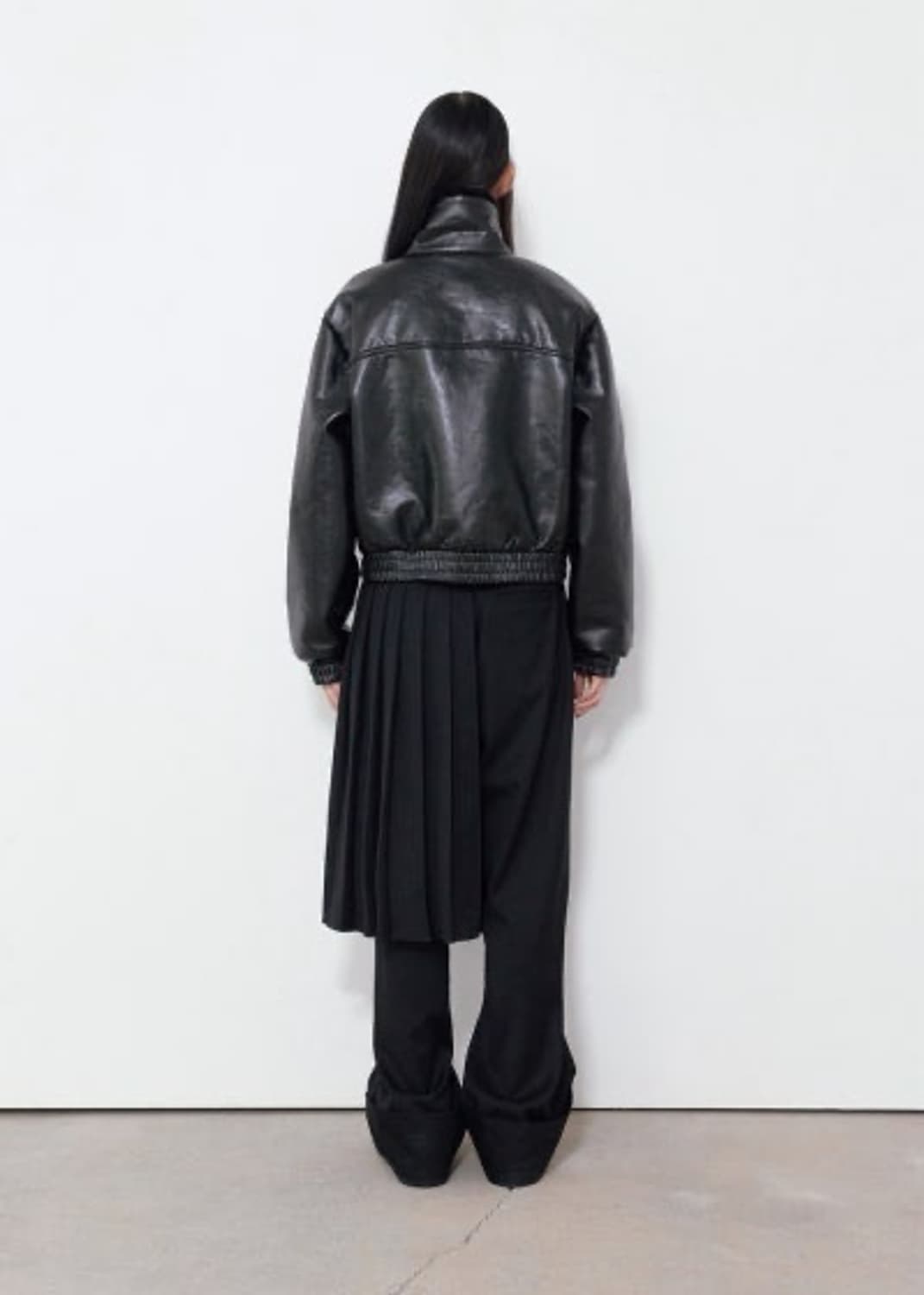 보헤미안서울 HIGH NECK FLIGHT LEATHER JACKET,  상품이미지2