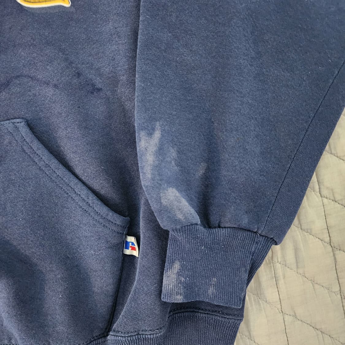 [XL] 90s 러셀 애슬레틱 Navy 네이비 후드티 트래쉬드 상품이미지3