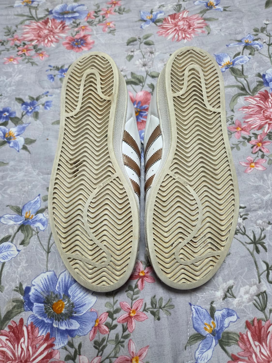 아디다스 슈퍼스타 올가죽 스니키즈 265mm 상품이미지6