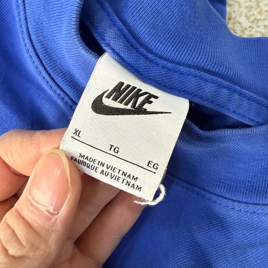 [XL] 나이키 애슬레틱 블루 긴팔티셔츠 0102T1 상품이미지3