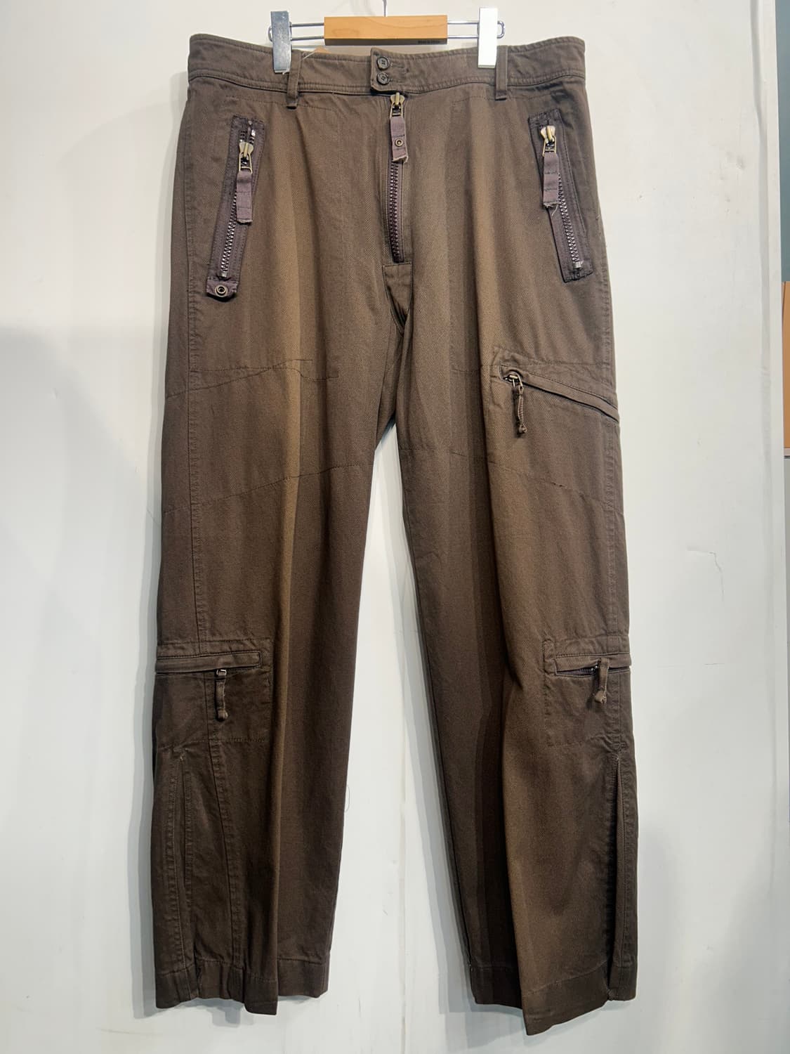 XL TASSO 빈티지 와이드 카고 팬츠 다크 브라운 상품이미지2