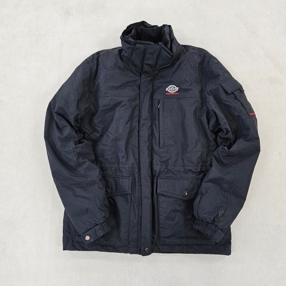 [M] 디키즈 블랙 올드스쿨 바람막이 자켓 0121Y1 상품이미지2