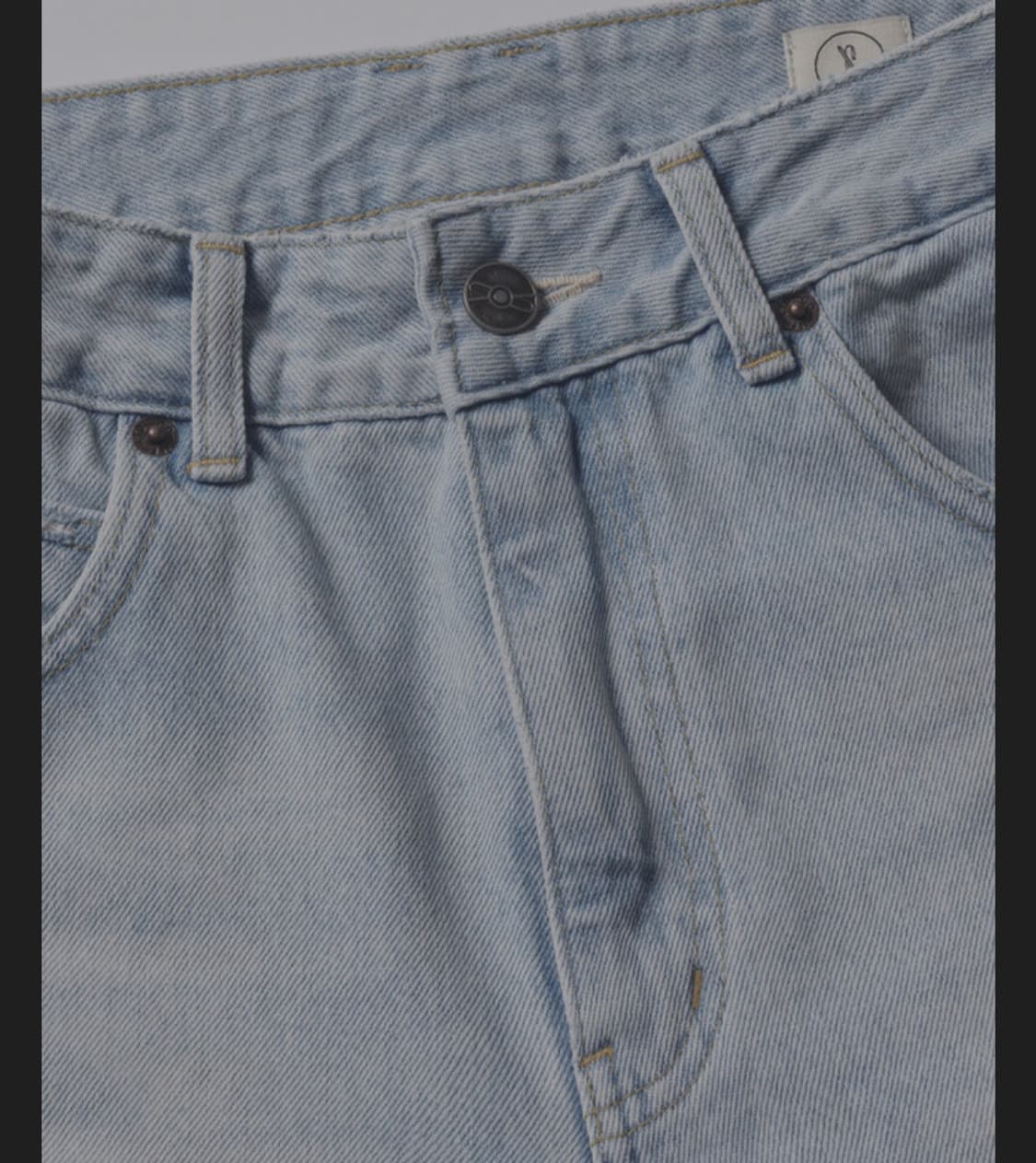 Sixandahalf MID RISE ROUND JEANS 식스앤어하프 상품이미지7