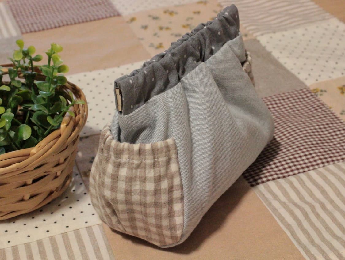 핸드메이드 밴딩포켓 라운드 바네 파우치 상품이미지7