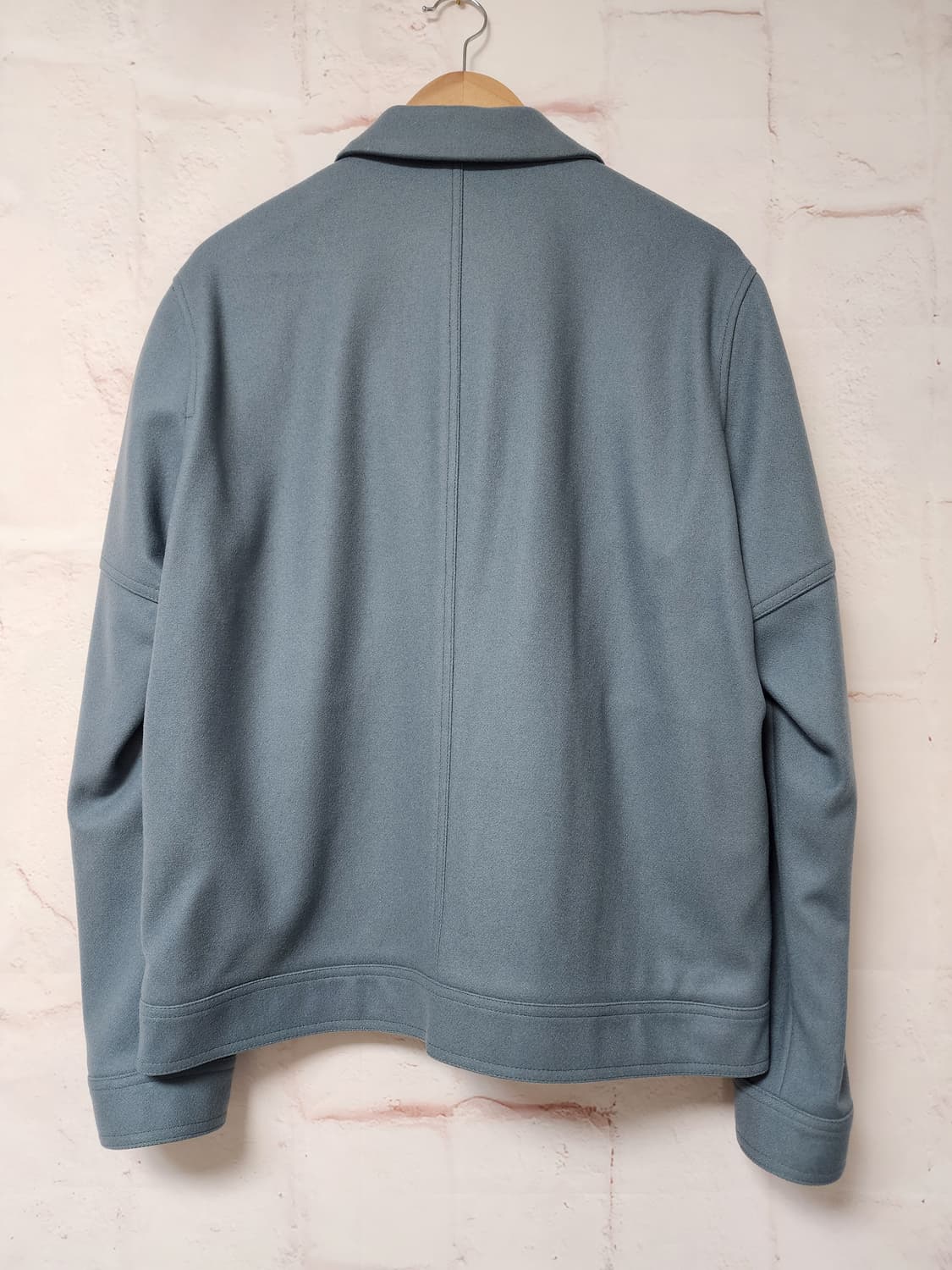 COS 에어포스 블루 색상 울 자켓 상품이미지7