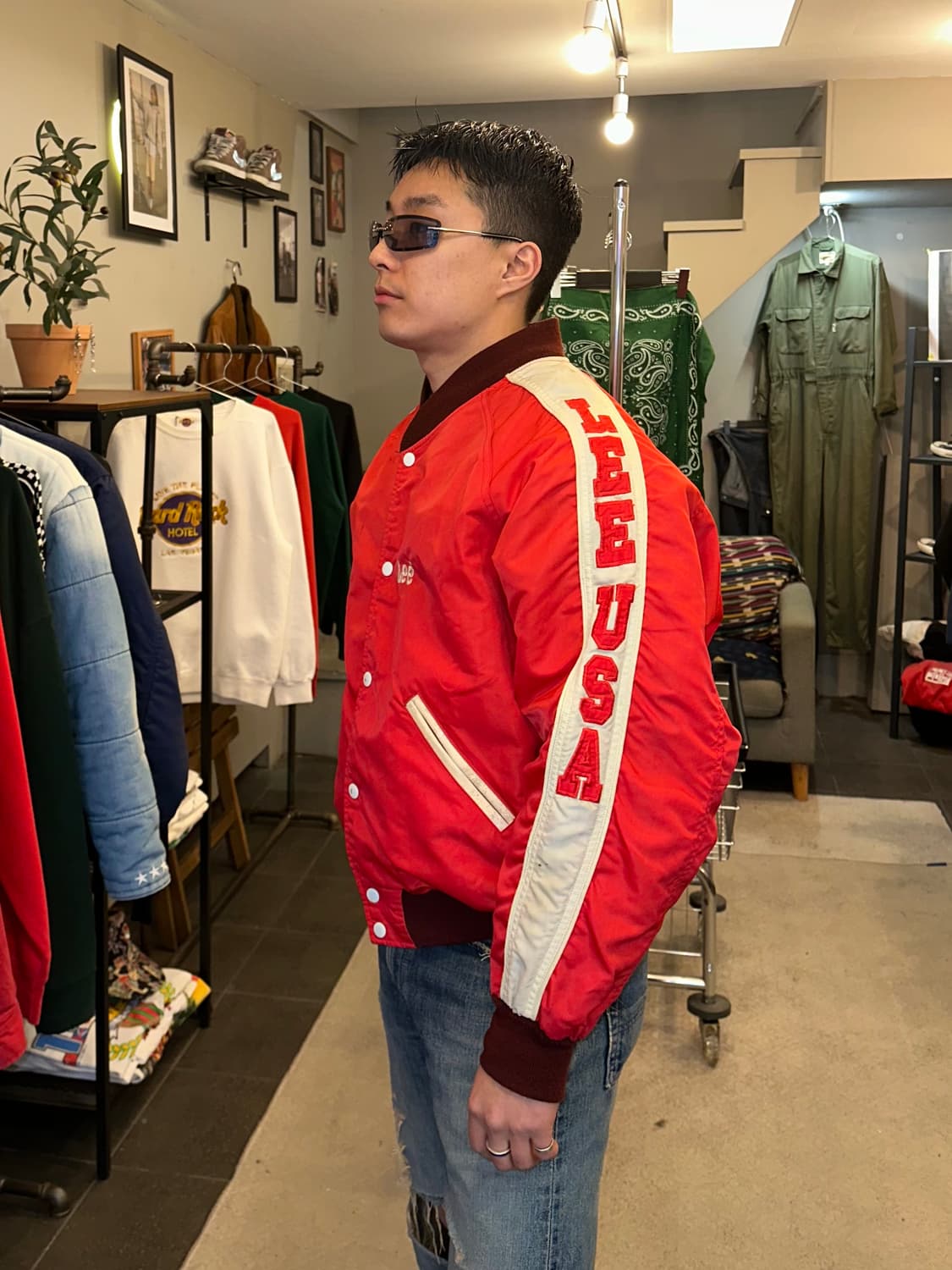 90’s Lee Storm Rider USA bomber jacket 상품이미지1