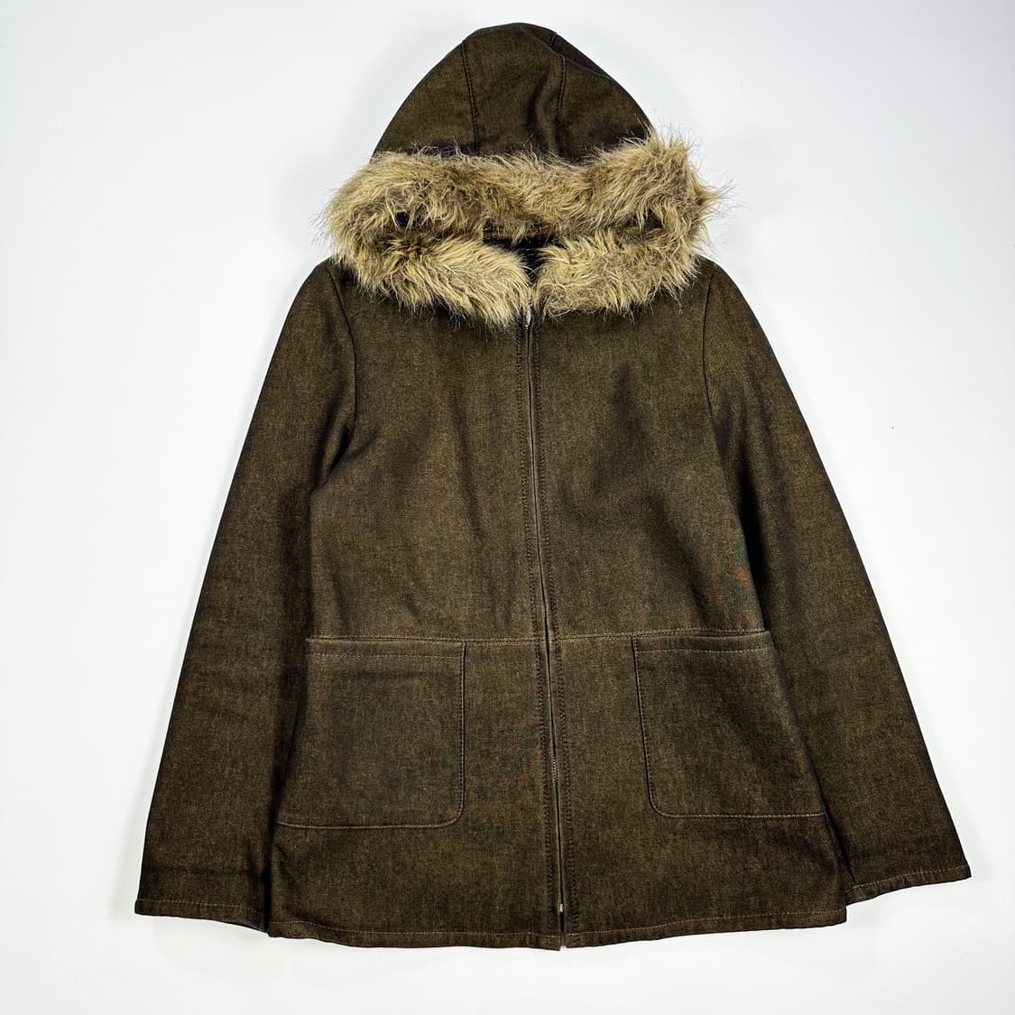 VTG 빈티지 브라운 우먼 후디 자켓 (S 여성추천) 상품이미지2