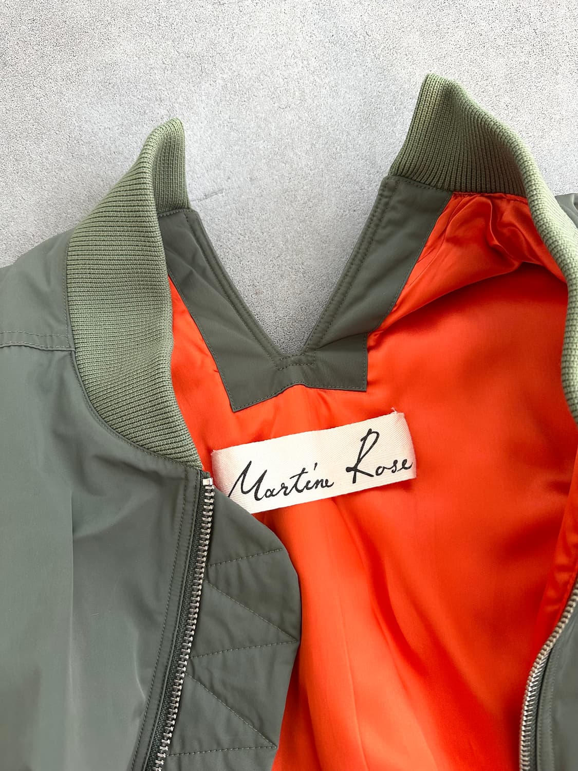 마틴 로즈 백 슬릿 오버사이즈 봄버 상품이미지8