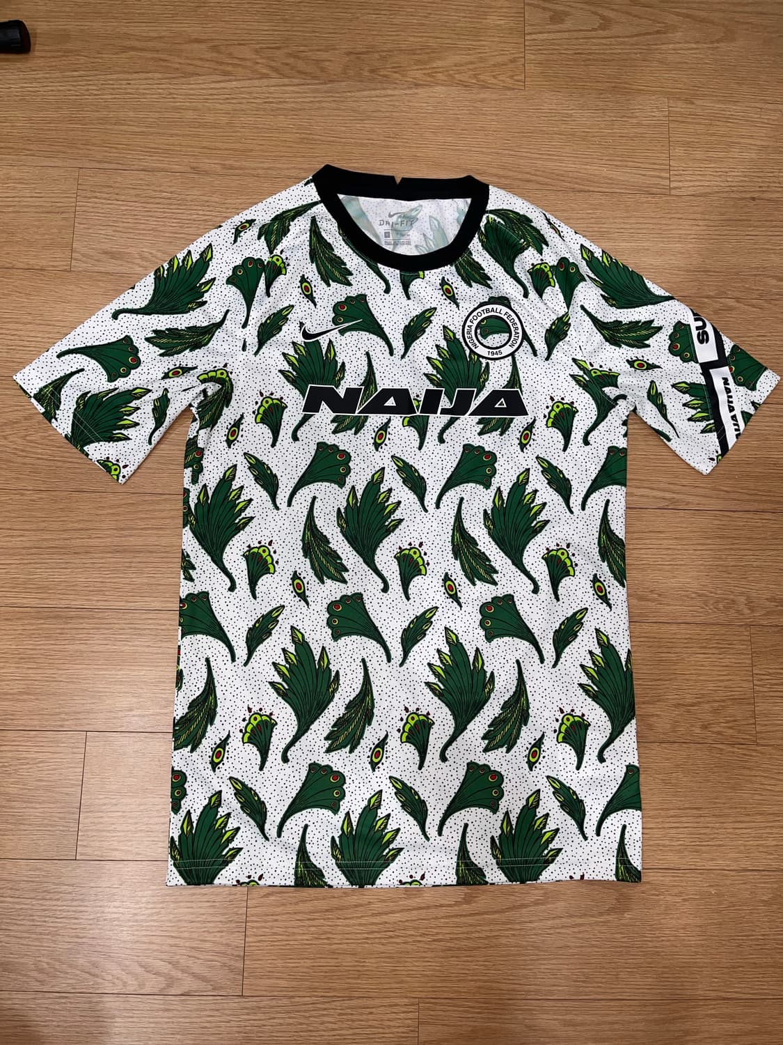 나이키 나이지리아 프리매치 반팔져지 (민트급) 상품이미지1