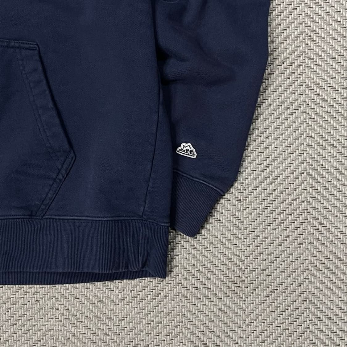 리 자수 로고 후드티 v0071 상품이미지4