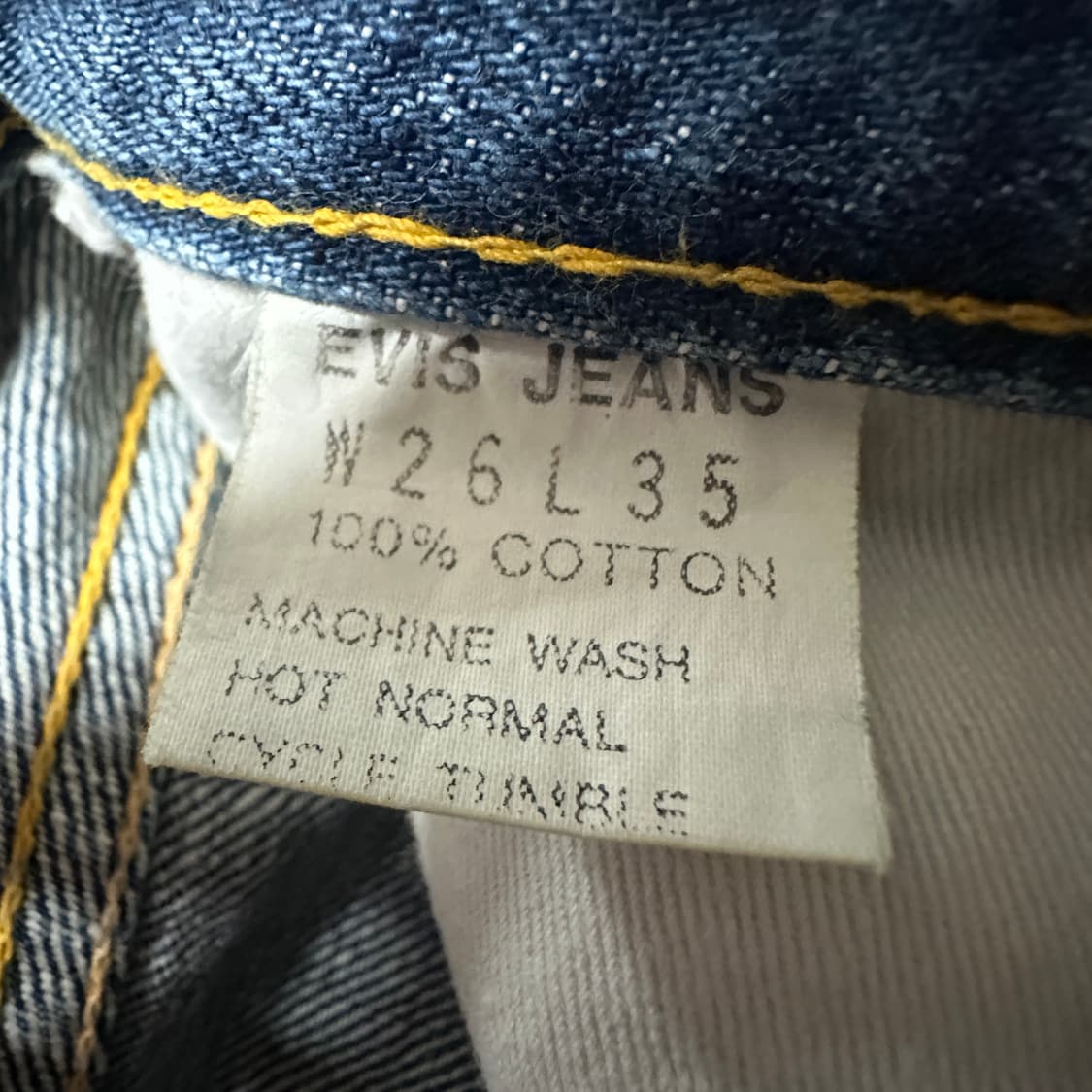 EVIS 90's 2501RXX selvage denim jeans 상품이미지6