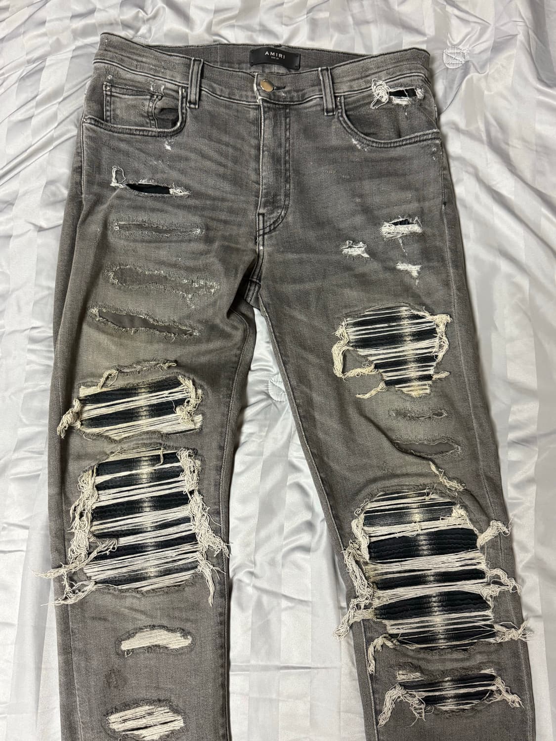 AMIRI MX1 코튼패널 그레이 데님진 32사이즈  상품이미지1