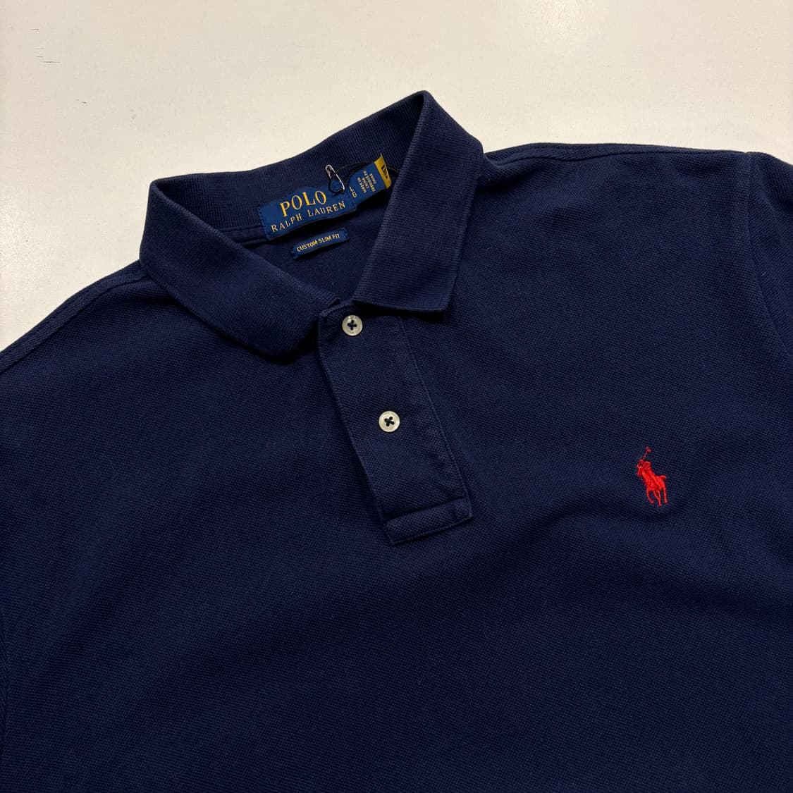 [L] 22s 폴로 랄프로렌 네이비 반팔 폴로티 C247 상품이미지3