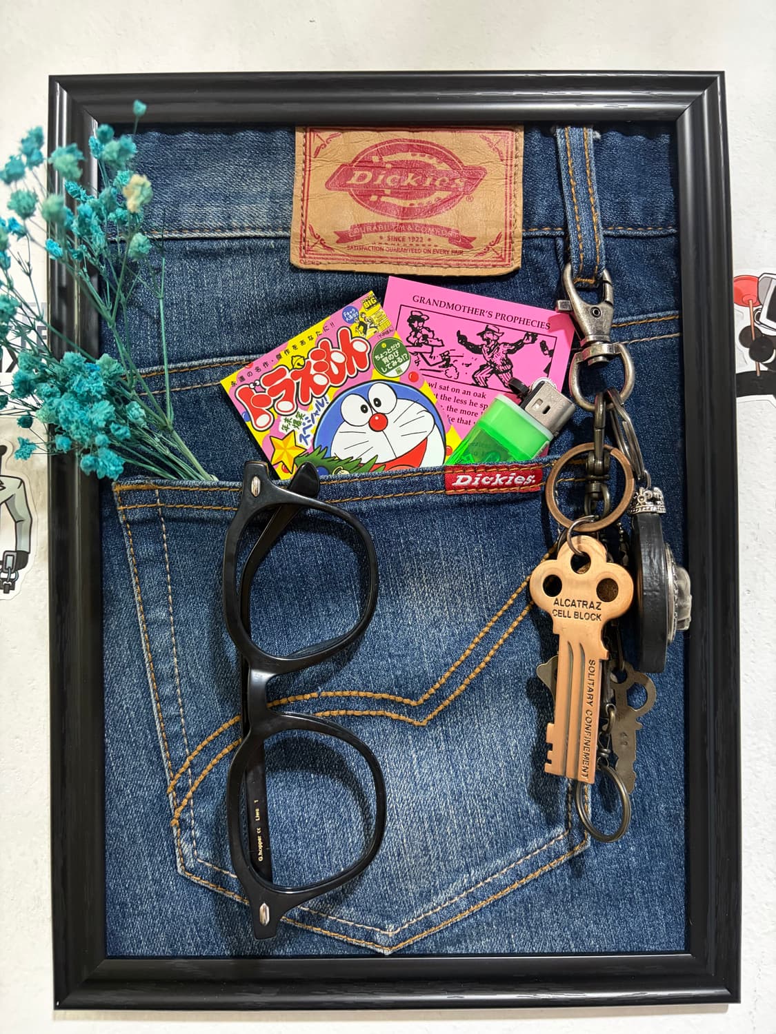 디키즈 데님 핸드메이드 인테리어액자 상품이미지2