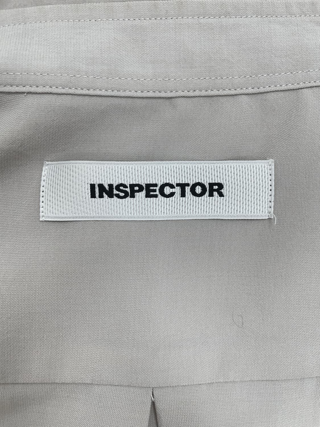 인스펙터(INSPECTOR) 미니멀 릴렉스핏 셔츠 상품이미지5