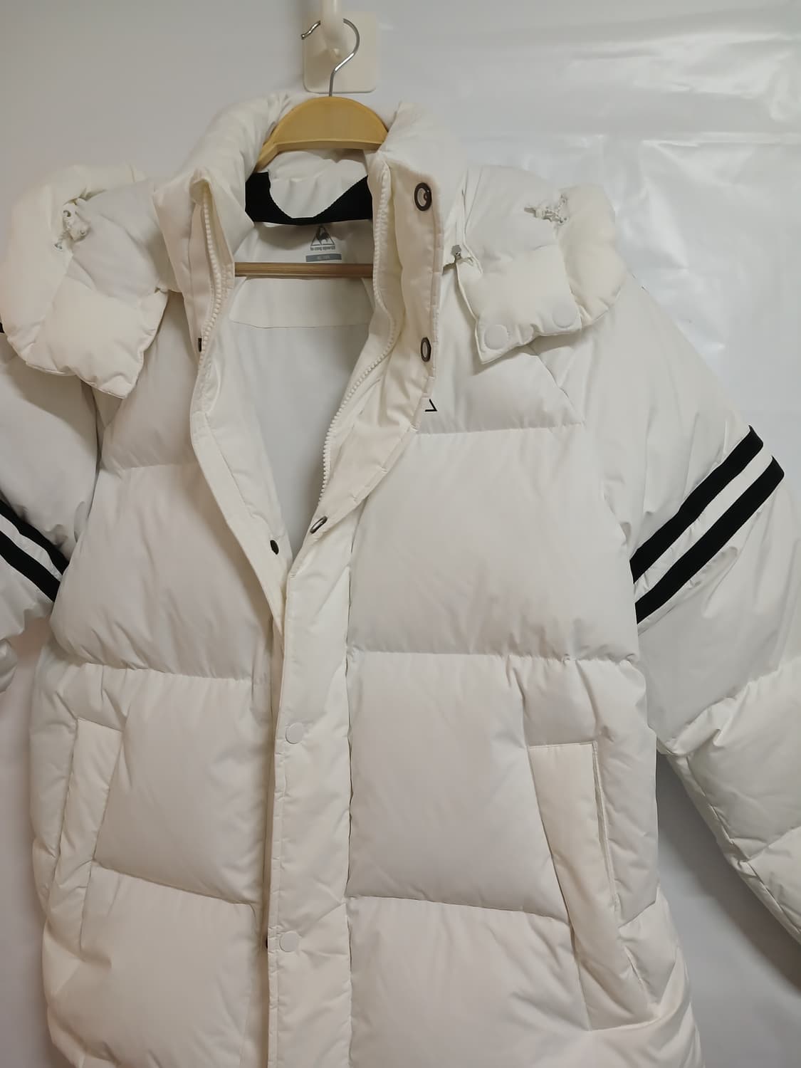 (105)르꼬끄 남녀공용 선데이 하프 구스다운 화이트 상품이미지3