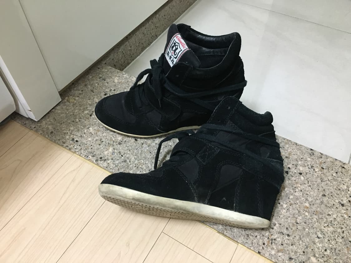 Ash 아쉬 히든 웨지 스웨이드 스니커즈 38 상품이미지2