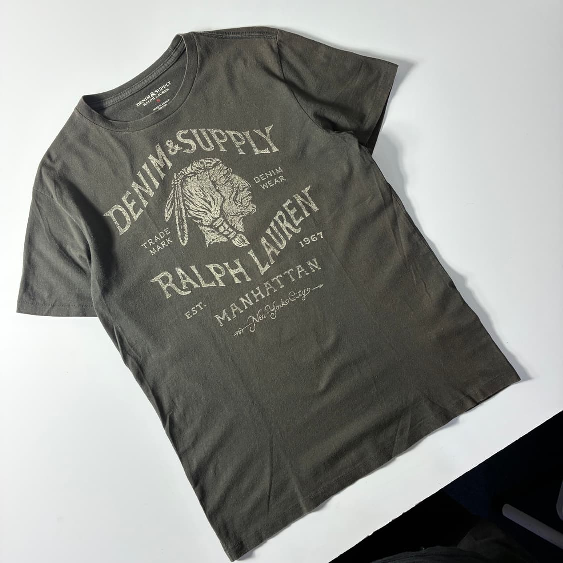 Polo  데님앤서플라이 빈티지 인디언 프린트 반팔 티셔츠 상품이미지2