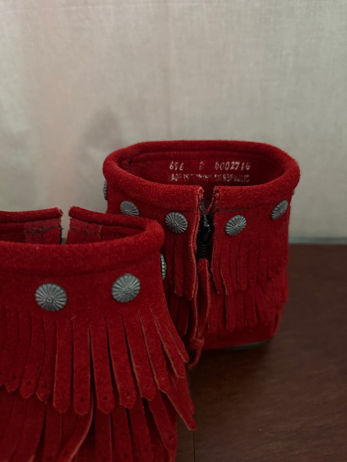 MINNETONKA  fringe suede boots 상품이미지5