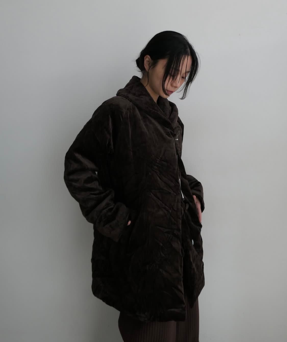 빈티지 낙원 벨로아 다운 점퍼 상품이미지6