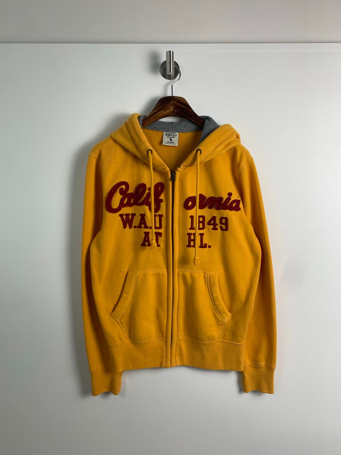 후아유 y2k 와투케 머스타드 후드집업 상품이미지2