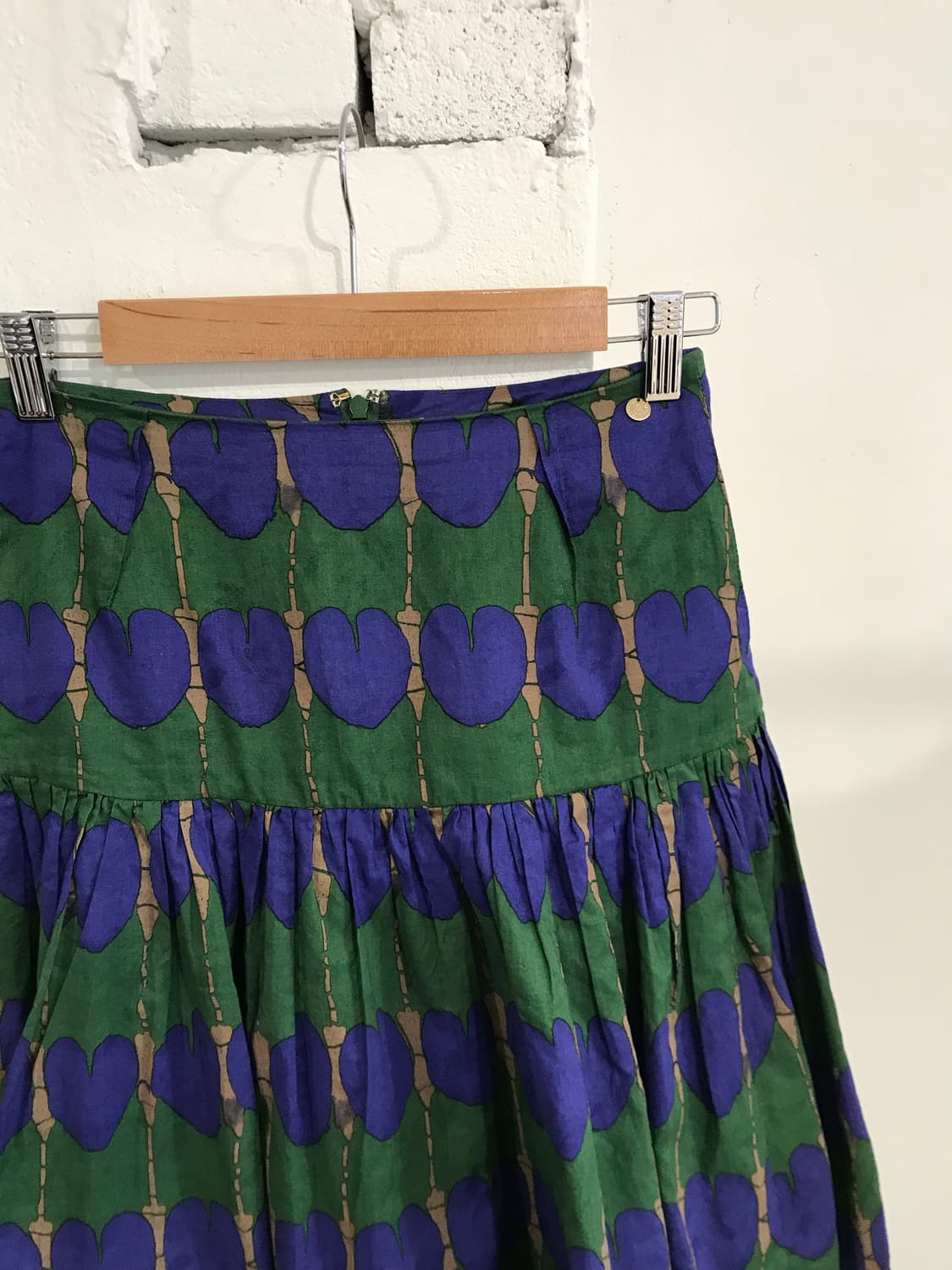 Japanese vintage pattern skirt 상품이미지5