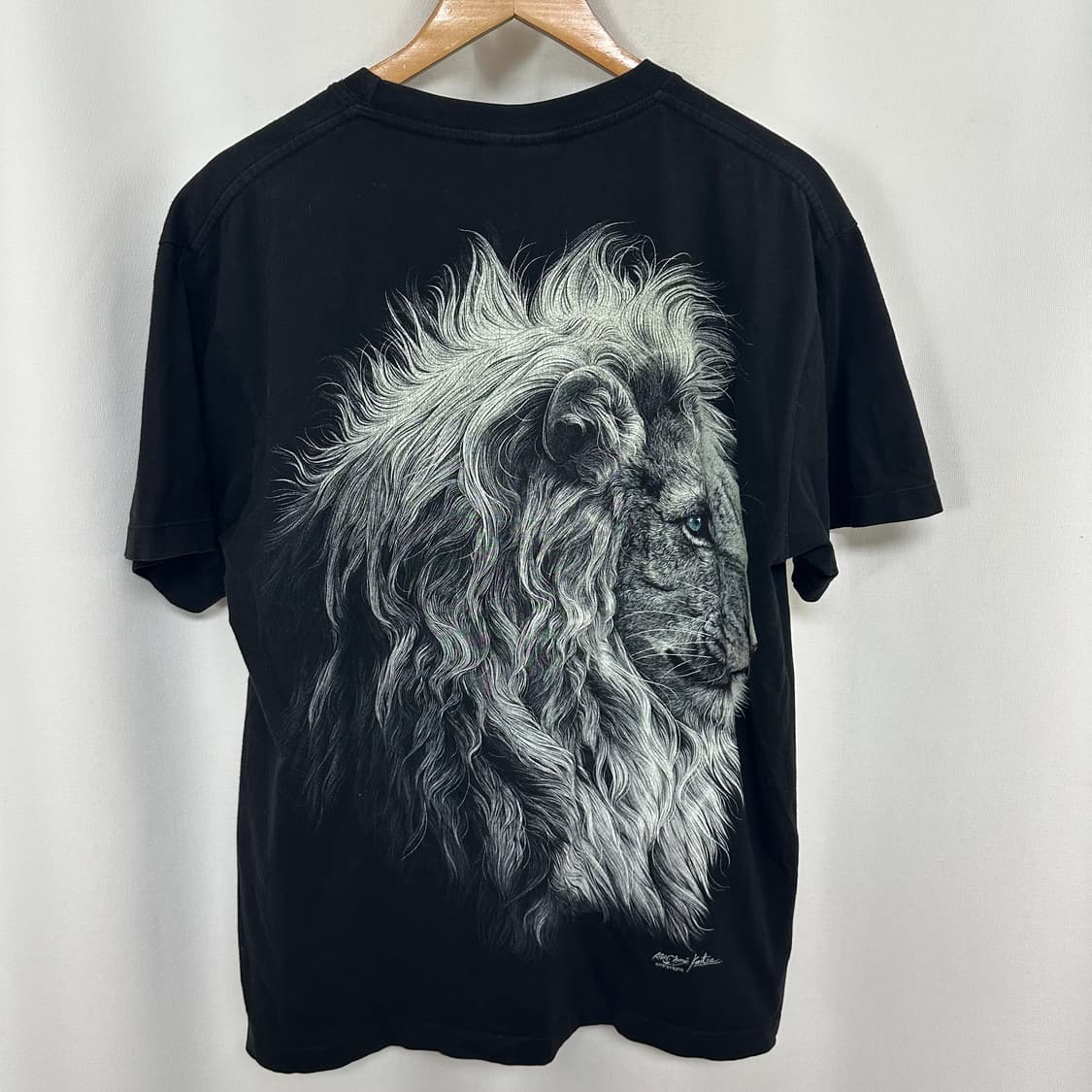   HIGH DEFINITION 남자 호랑이 면 반팔티셔츠 검정 L 상품이미지6