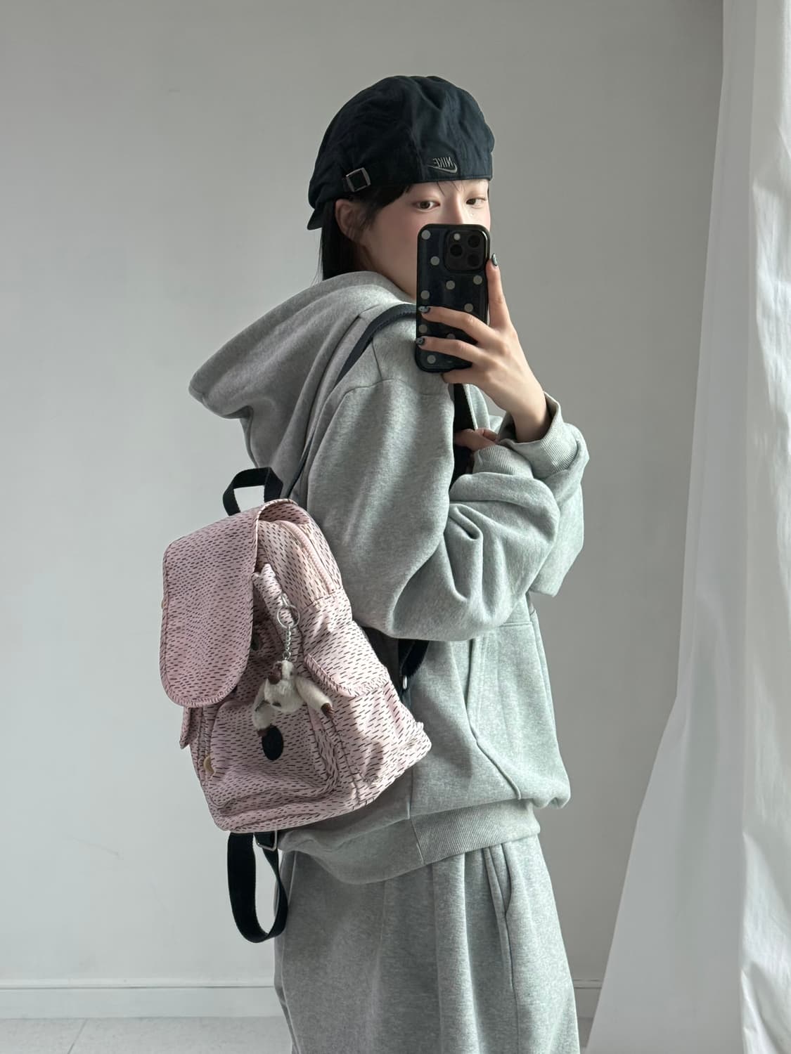 키플링 연핑크 백팩 상품이미지3