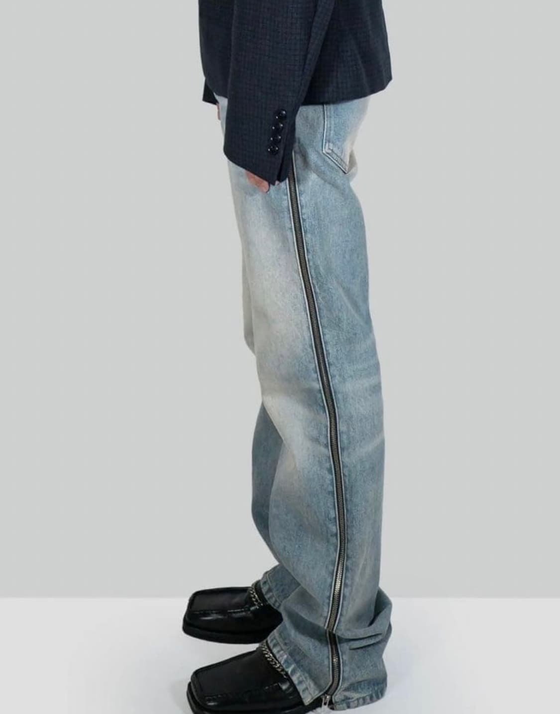 마틴로즈 사이드 지퍼 팬츠 상품이미지3