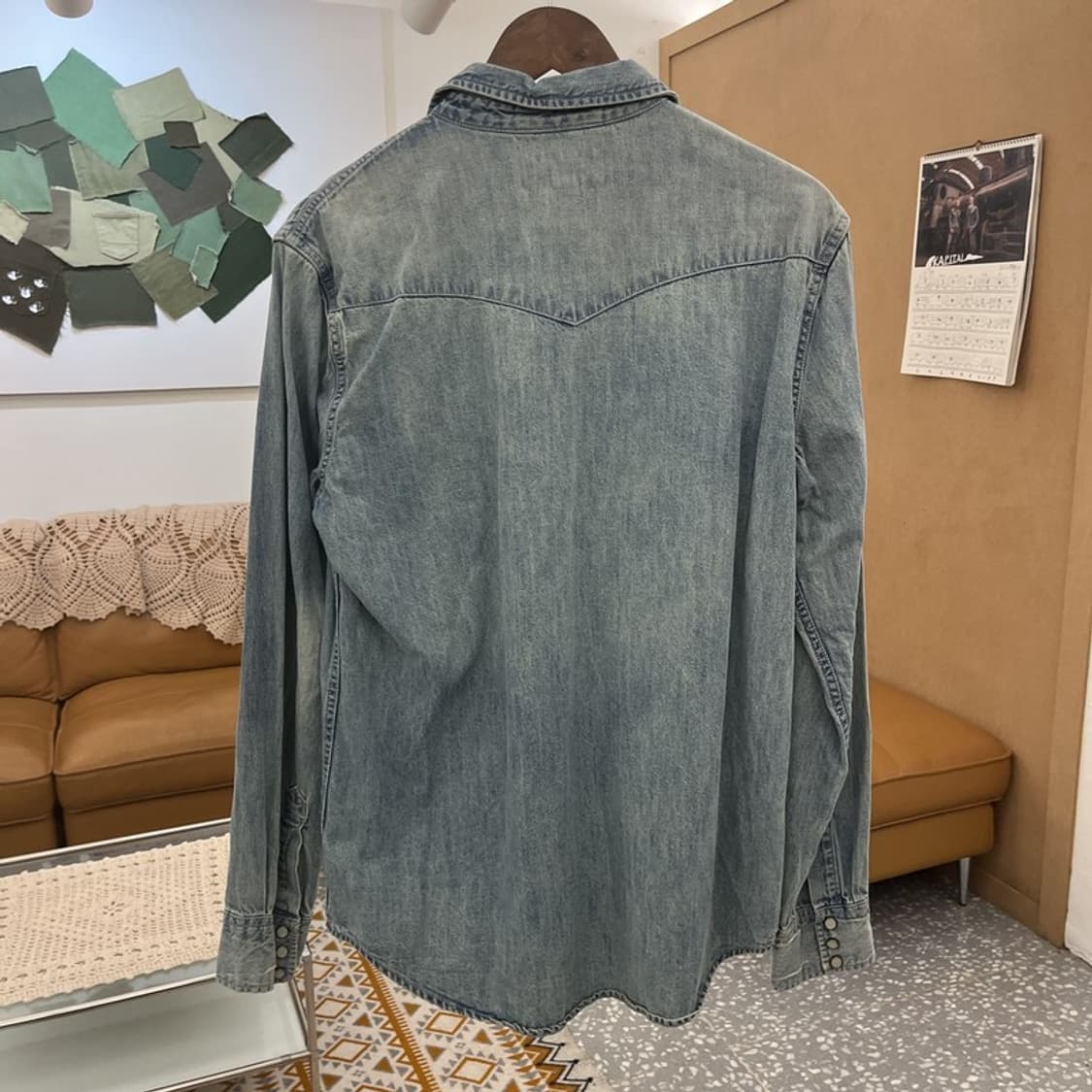 데님앤서플라이 랄프로렌 컨트리 빈티지 데님셔츠 M C10738 상품이미지4