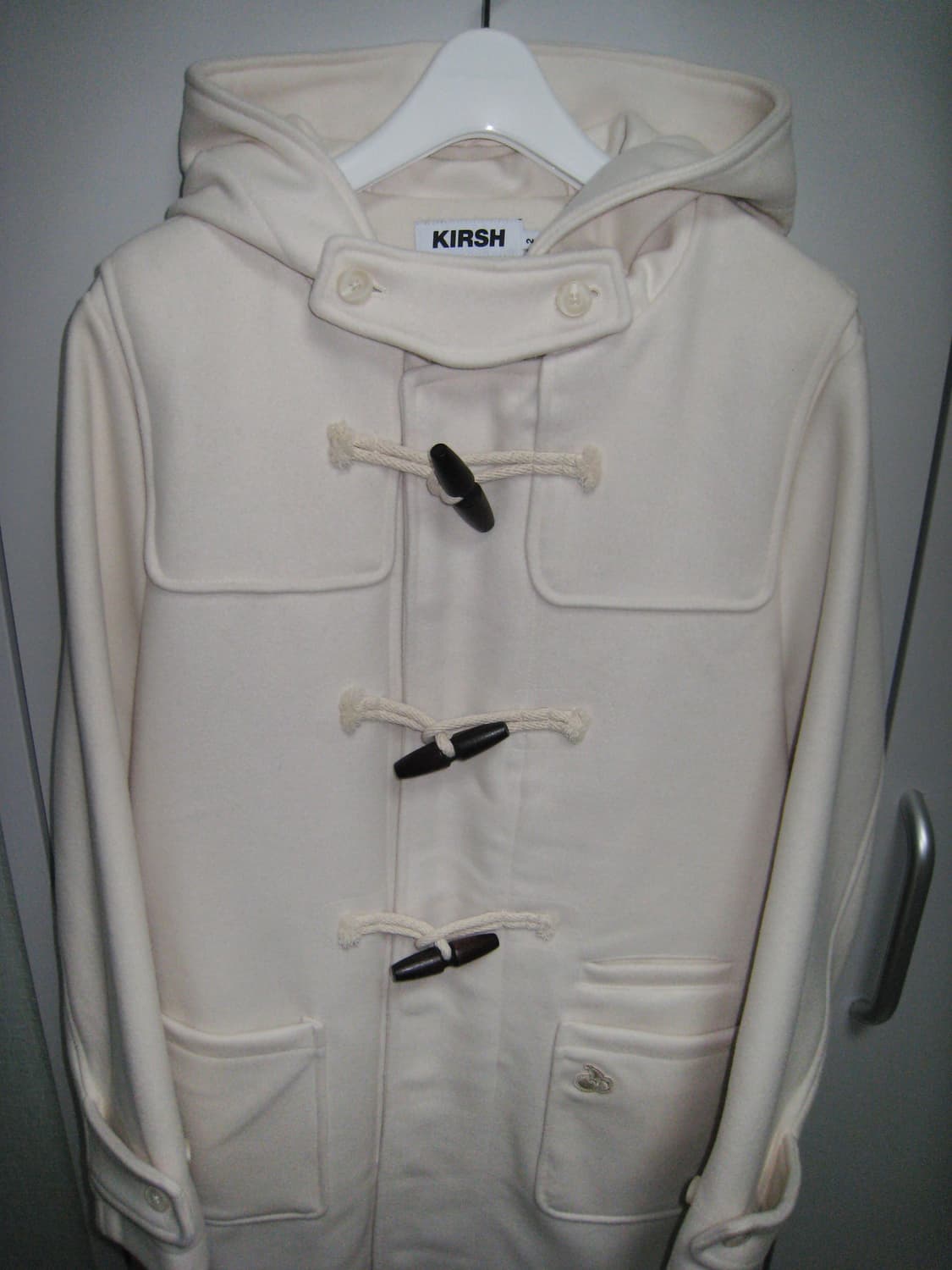 키르시 후드 토글 롱 코트 아이보리 2사이즈 상품이미지9