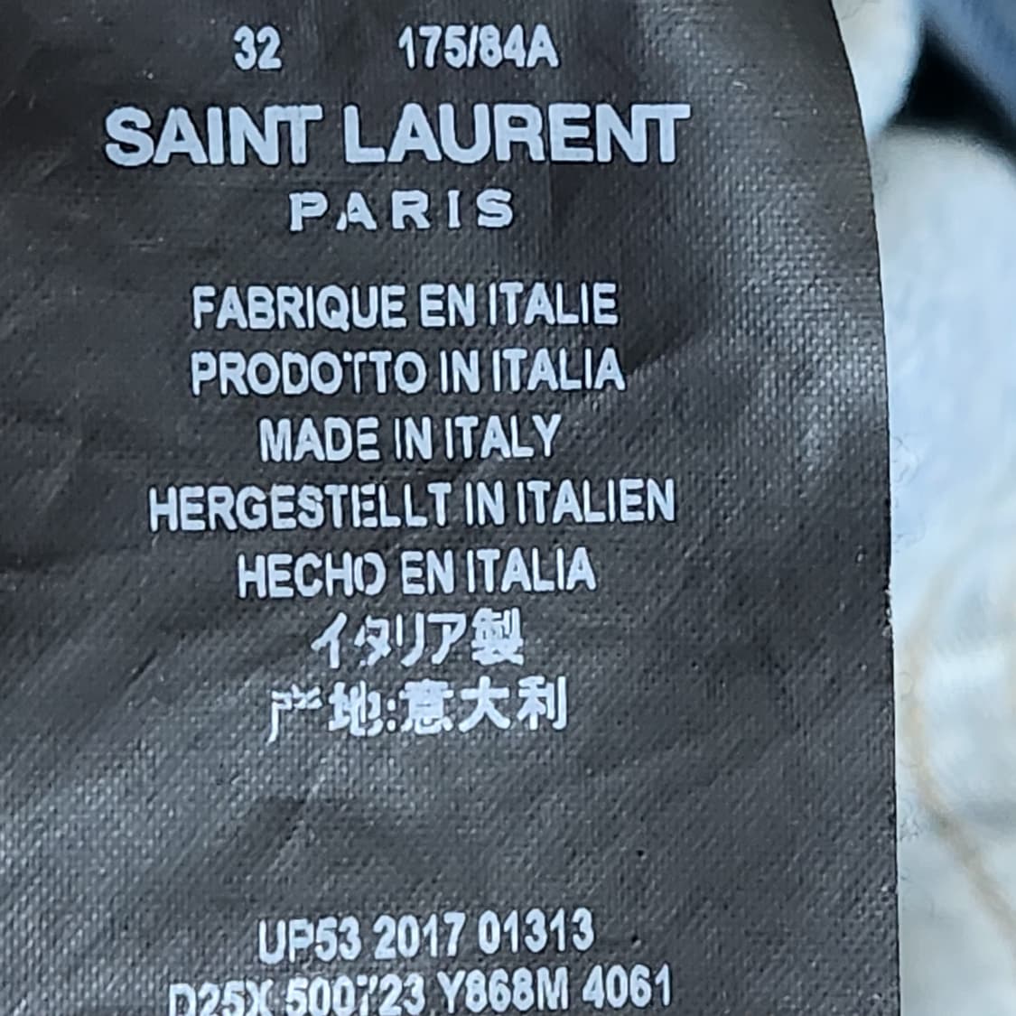 [32] 생로랑 데님 디스 청바지 500723 상품이미지9