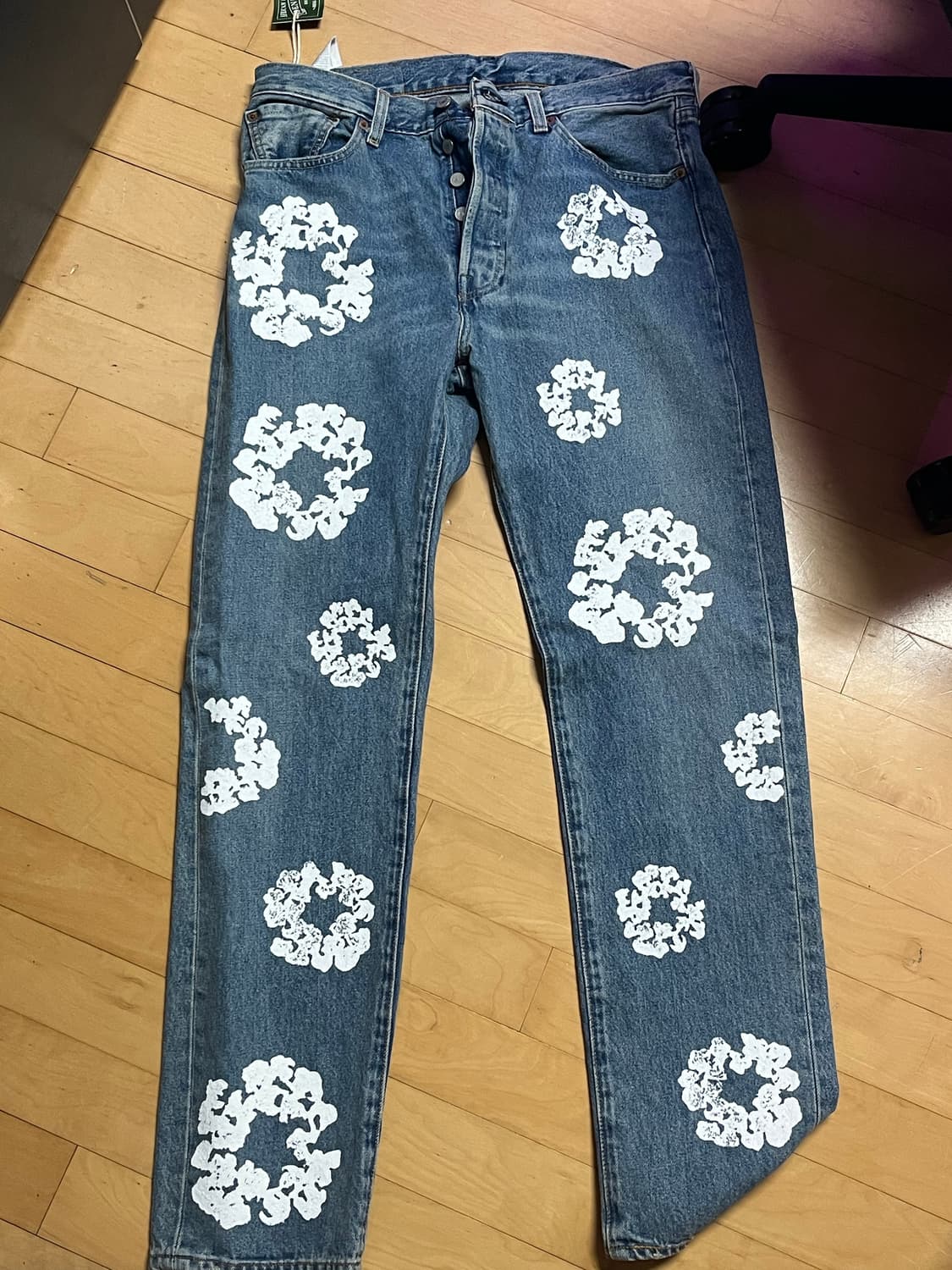Denimtears the cotton wreath jeans light 상품이미지3