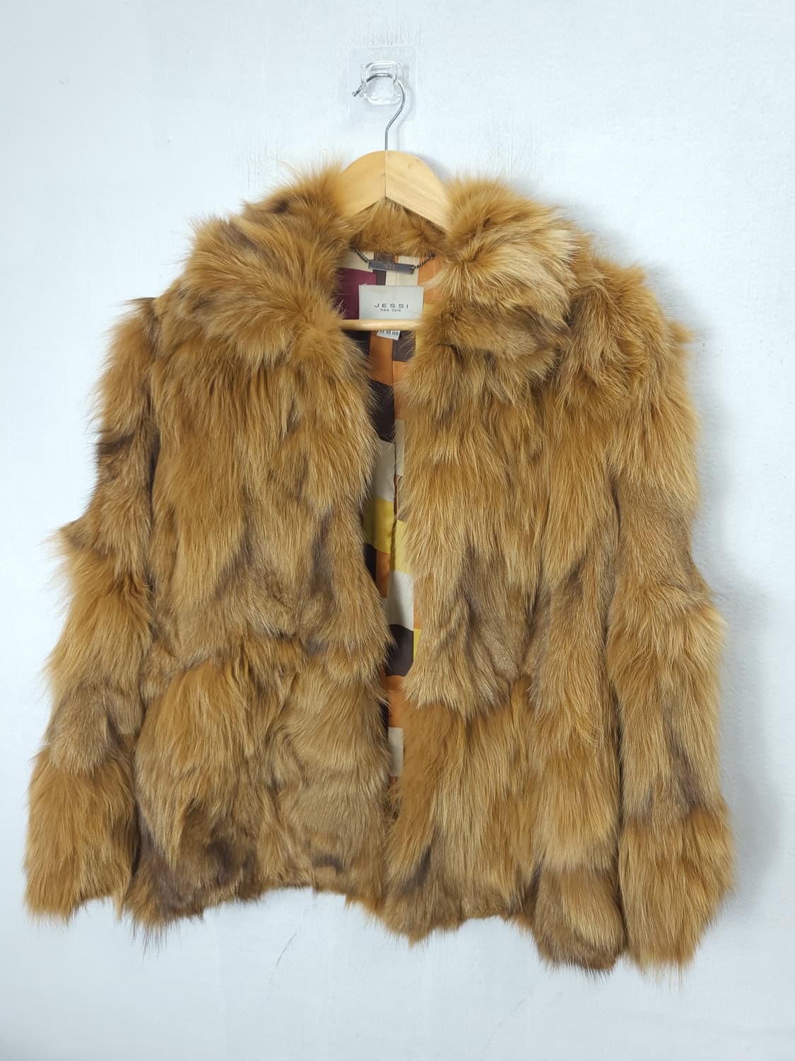 Jessi New York 브라운골드 천연폭스퍼 코트 90 S 상품이미지4