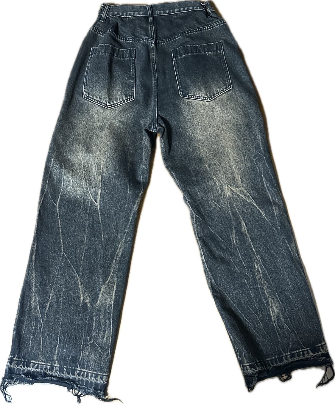 빈티지 브라운 워싱 와이드 팬츠 상품이미지2