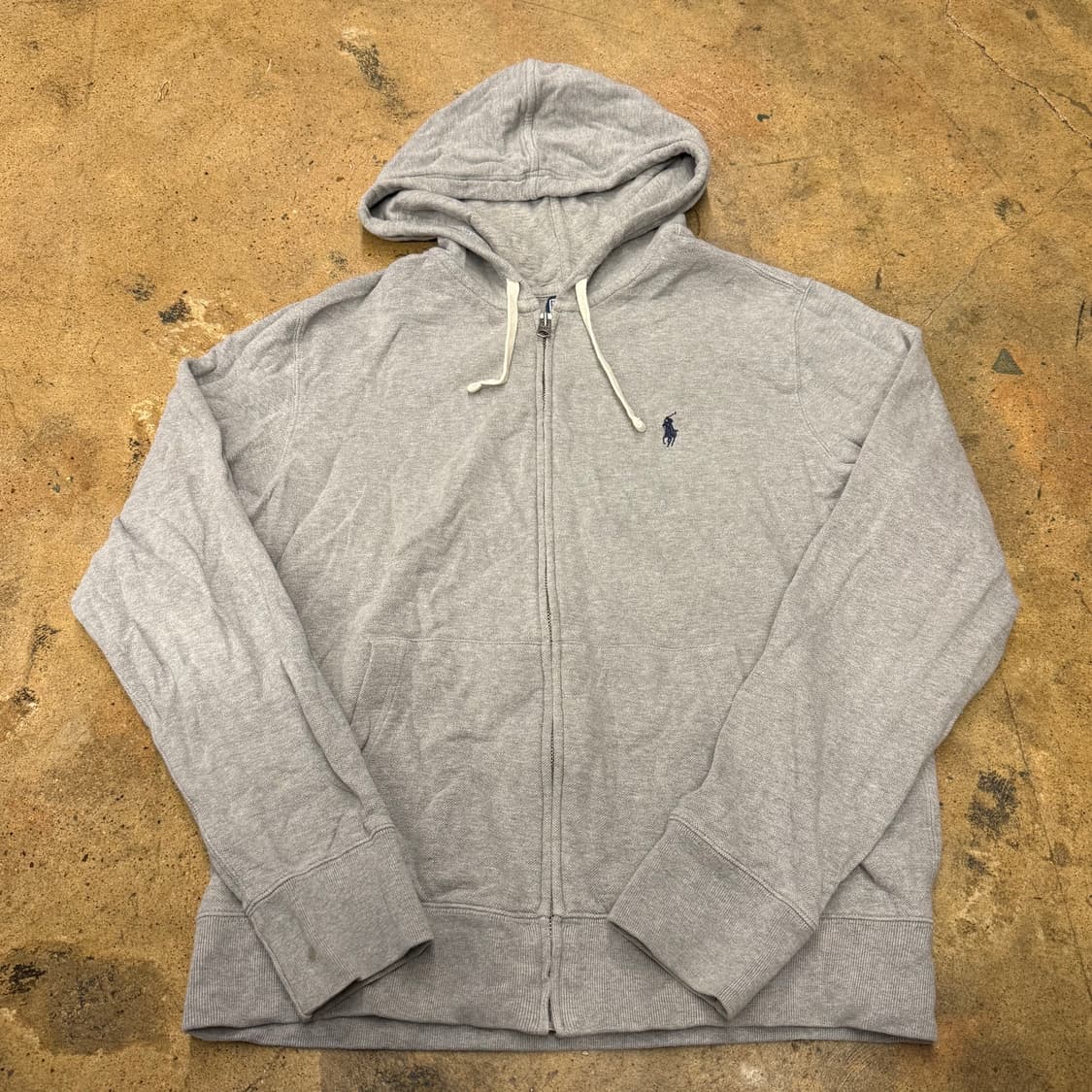 폴로 랄프로렌 그레이 후드집업 상품이미지2