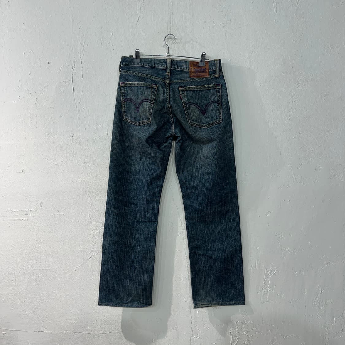 리바이스502 재팬 퍼플 데님 청바지 29 상품이미지1