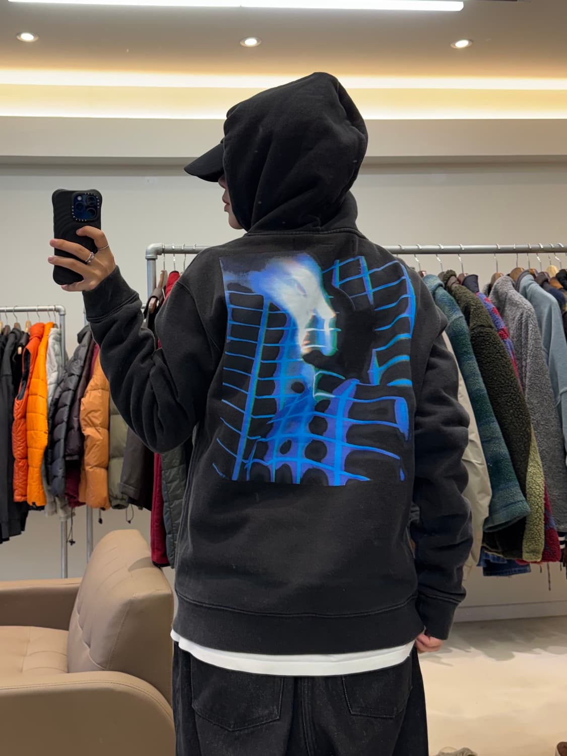 오프화이트 13s 그래픽 후드티 상품이미지7