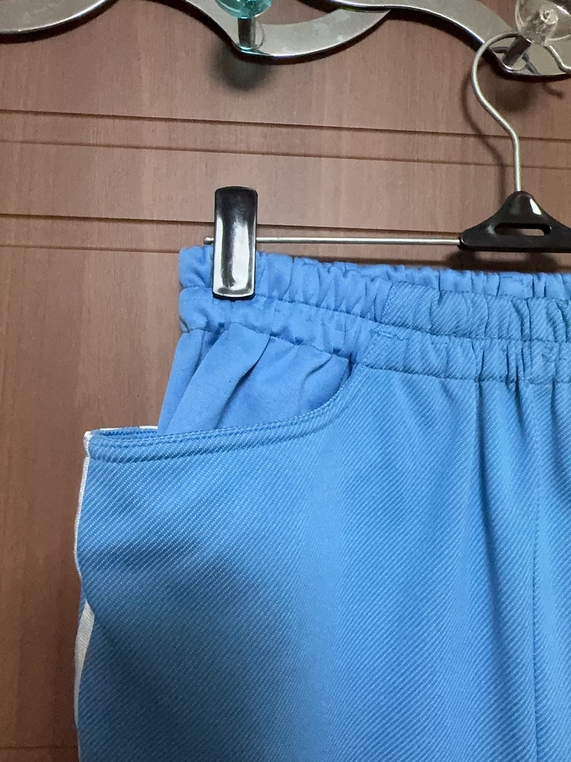 아디다스 아노깔 서브컬쳐 빈티지 스카이 블루 리메이크 프릴 스커트 상품이미지2