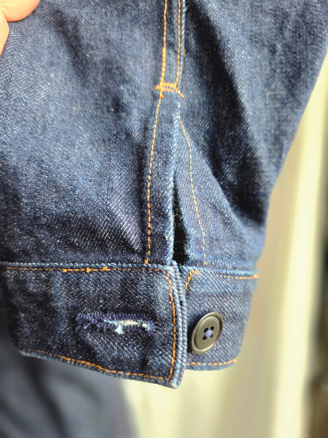 무지 라보 재팬 데님 재킷 M (필수 실측 참고) 상품이미지4