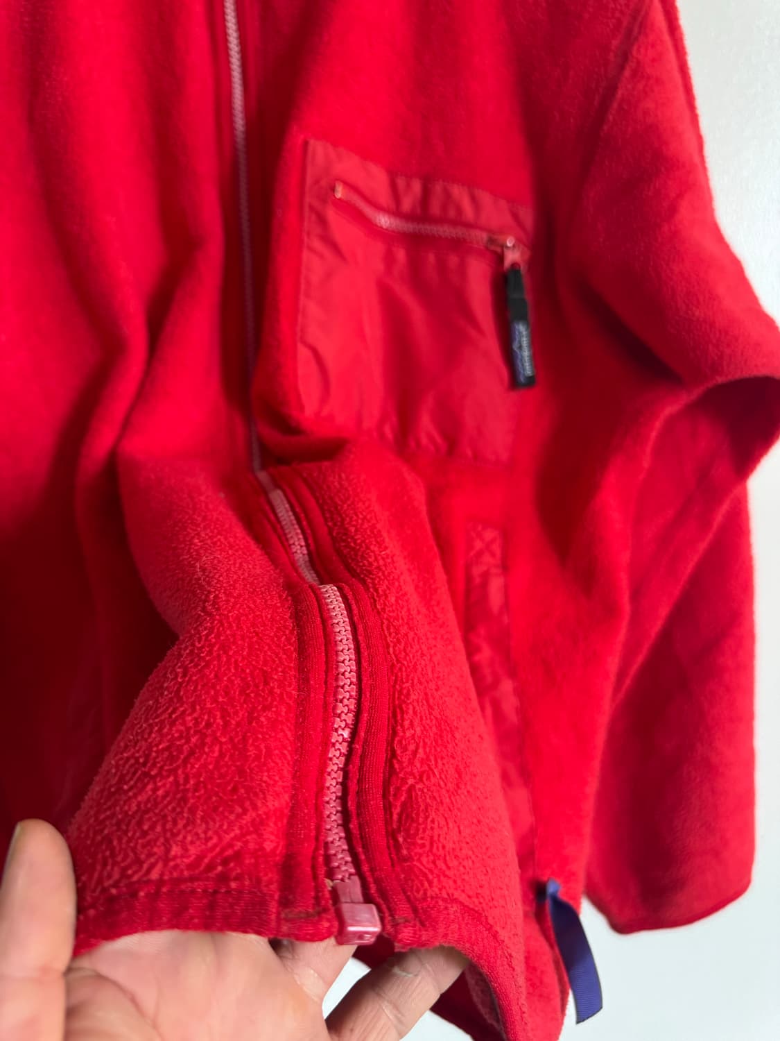 90년대 파타고니아 플리스 집업 가로지퍼 USA L사이즈 상품이미지8