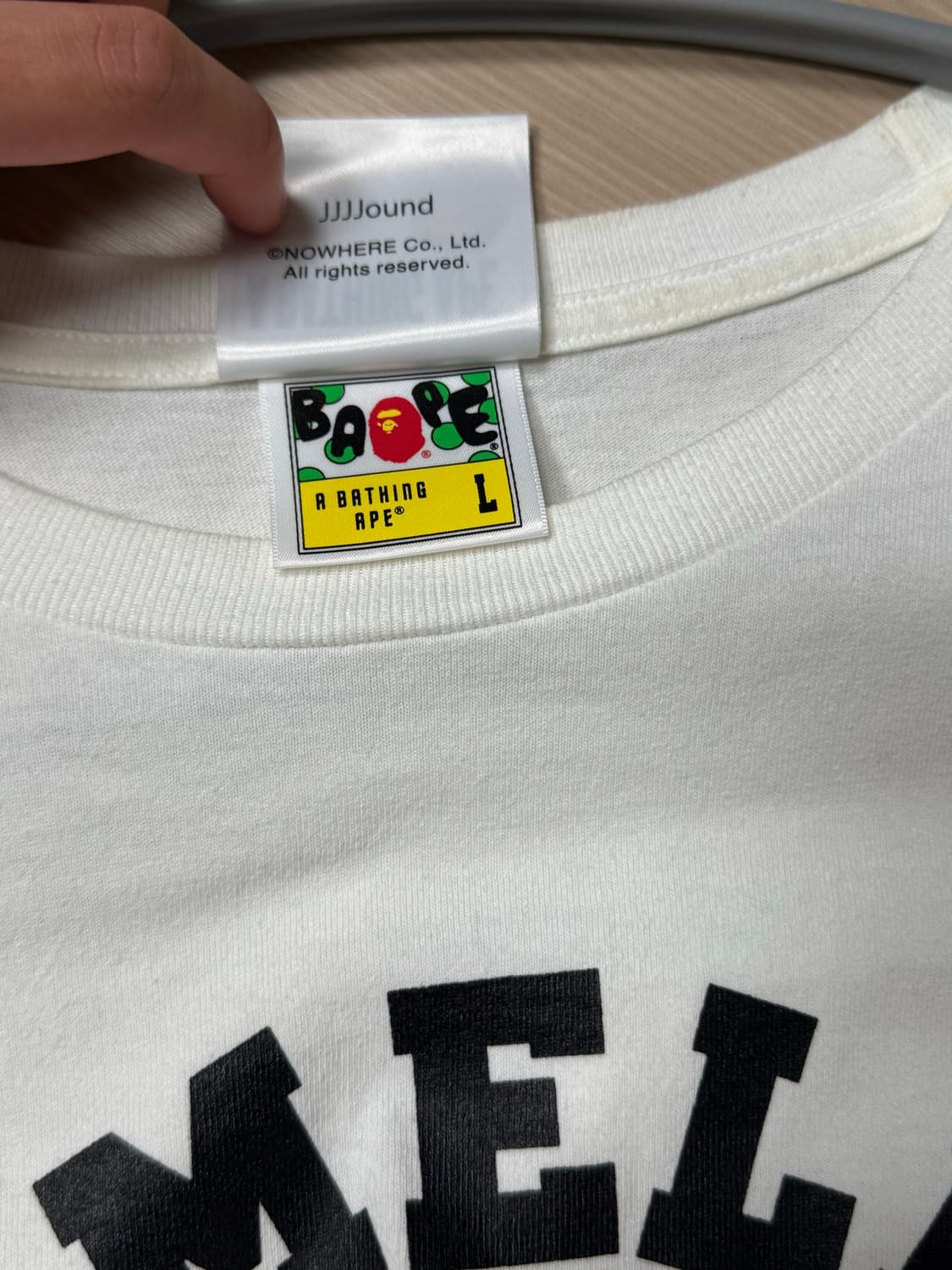 베이프 jjjjound 반팔 상품이미지3