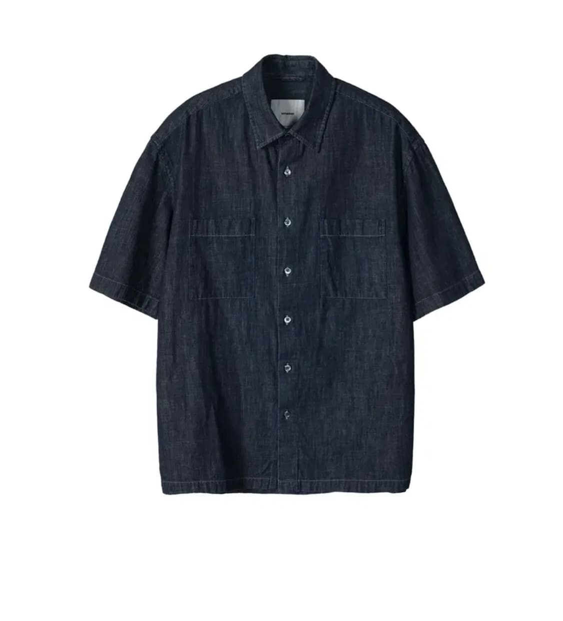 인더로우 데님 반팔 셔츠 4사이즈 상품이미지1