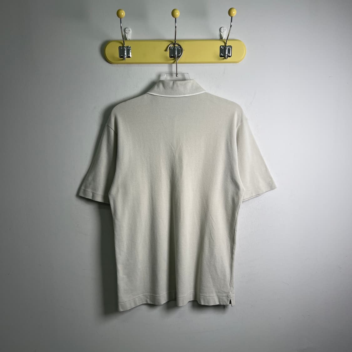 페라가모 빈티지 라이트 그레이 반팔 폴로 셔츠 XS 상품이미지2