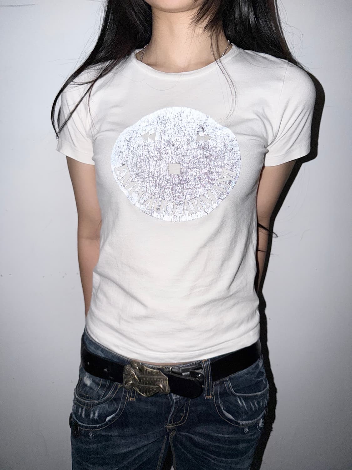 Emporio Armani reflective music tee 상품이미지2