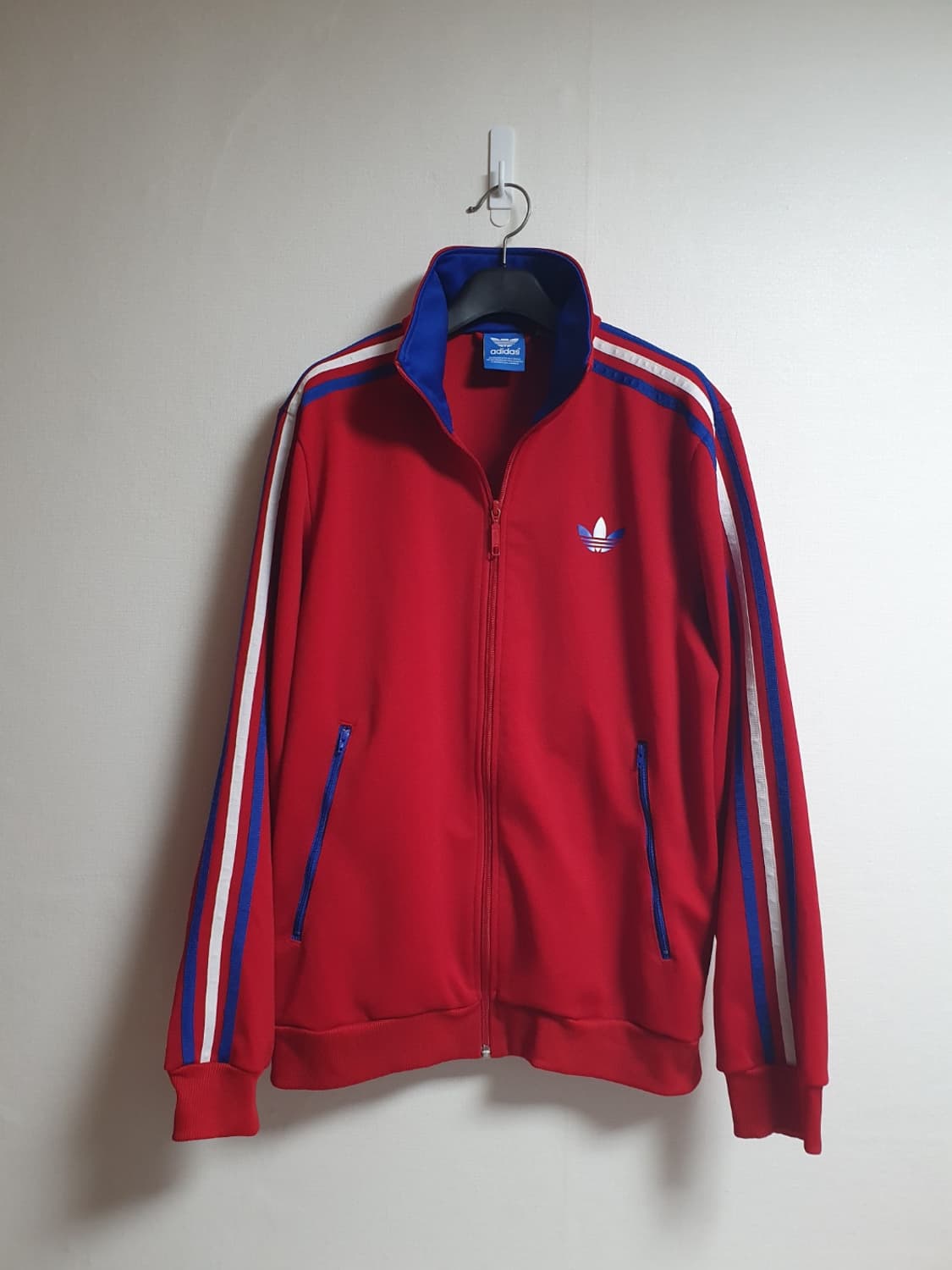 아디다스 져지 파이어버드 트랙탑 레드 블루 105 상품이미지2