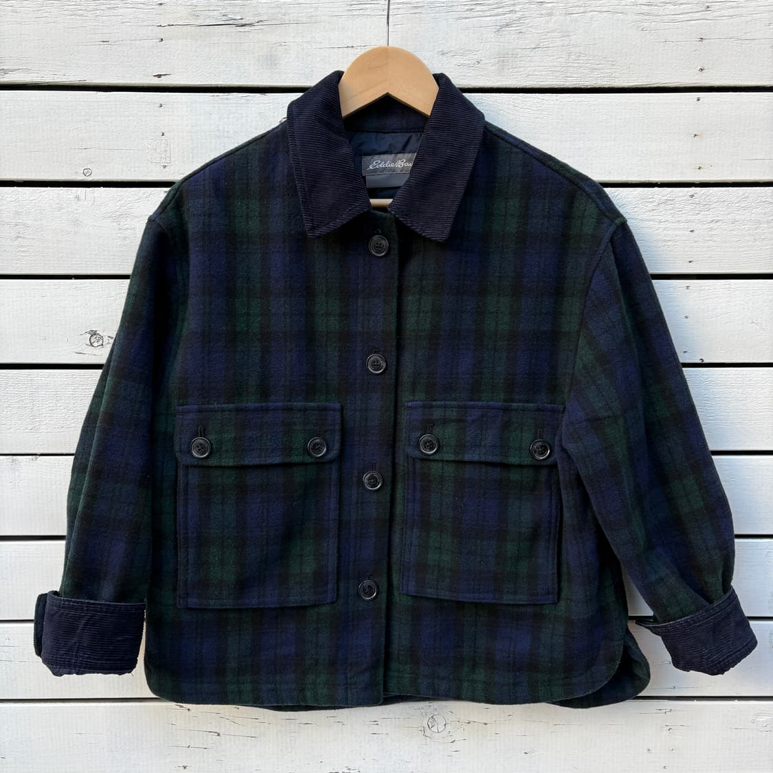 Eddie Bauer 에디바우어 블랙와치 울 자켓 상품이미지2